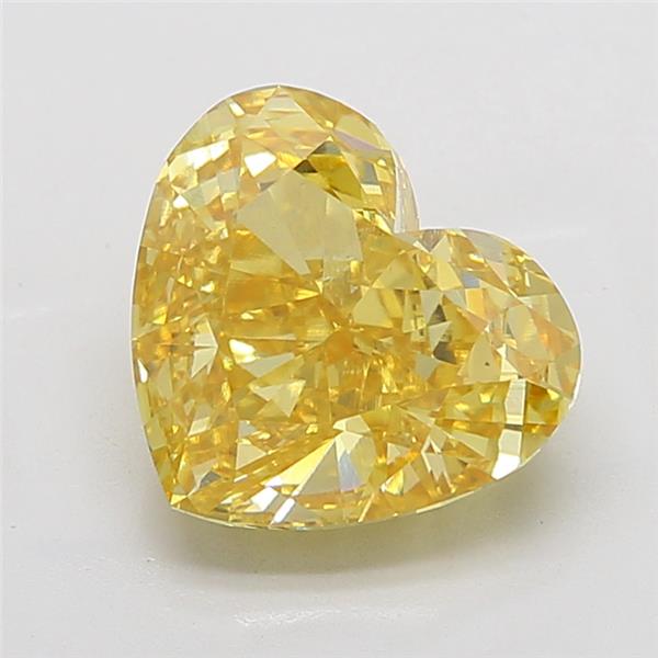 6.78 ct. heart Lab Grown Diamond front image