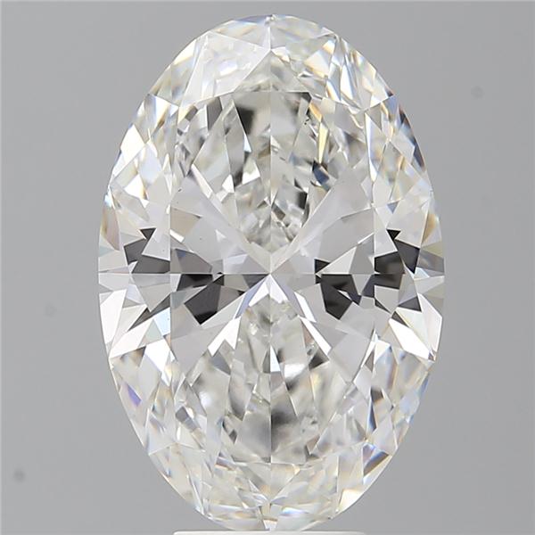 6.60 ct. oval Lab Grown Diamond front image