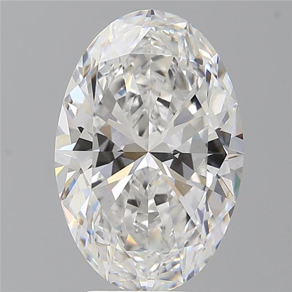 4.50 ct. oval Lab Grown Diamond front image