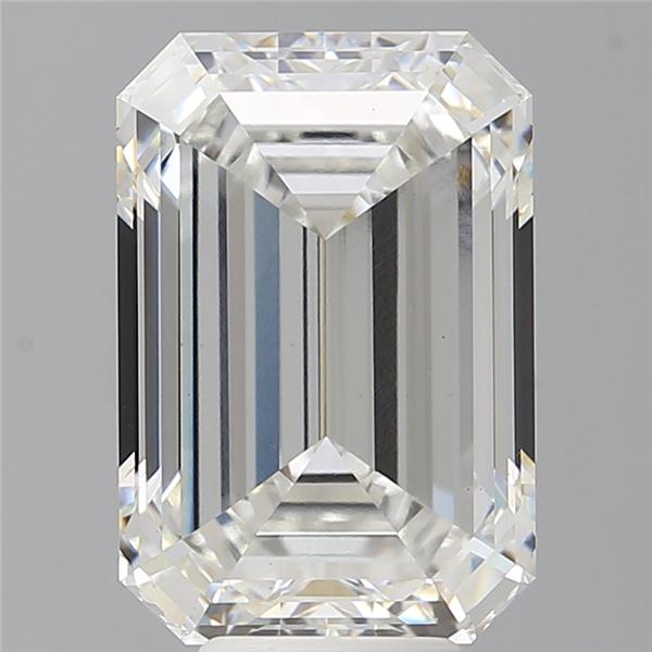 7.58 ct. emerald Lab Grown Diamond front image