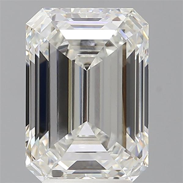 4.09 ct. emerald Lab Grown Diamond front image