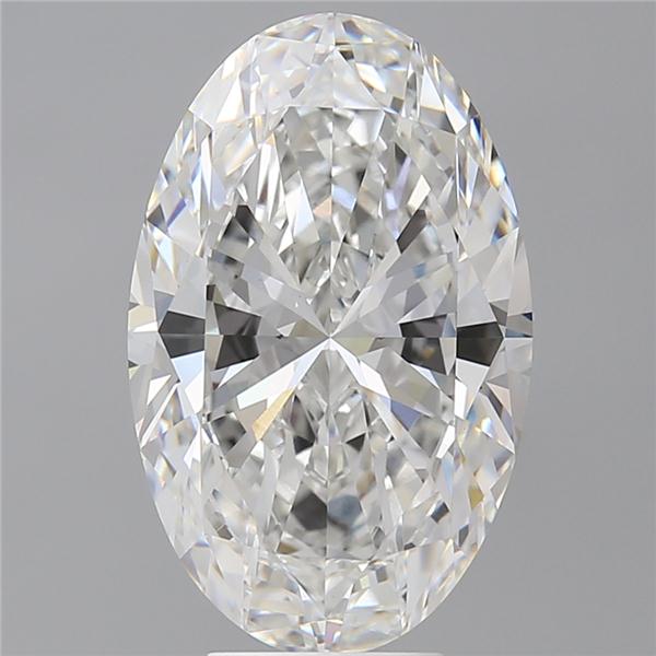 6.54 ct. oval Lab Grown Diamond front image