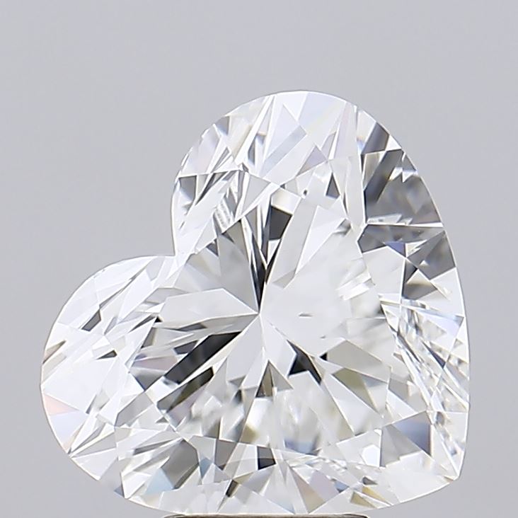 5.54 ct. heart Lab Grown Diamond front image