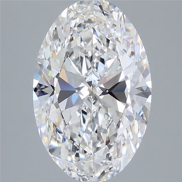 4.07 ct. oval Lab Grown Diamond front image
