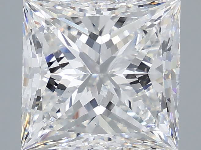 4.00 ct. princess Lab Grown Diamond front image