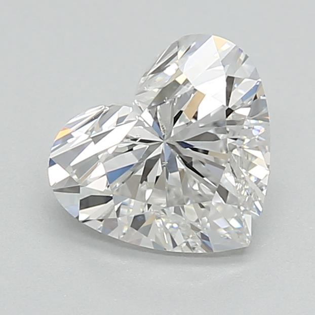 1.04 carat f VS2 EX Cut IGI heart diamond