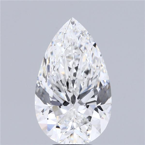 7.01 ct. pear Lab Grown Diamond front image