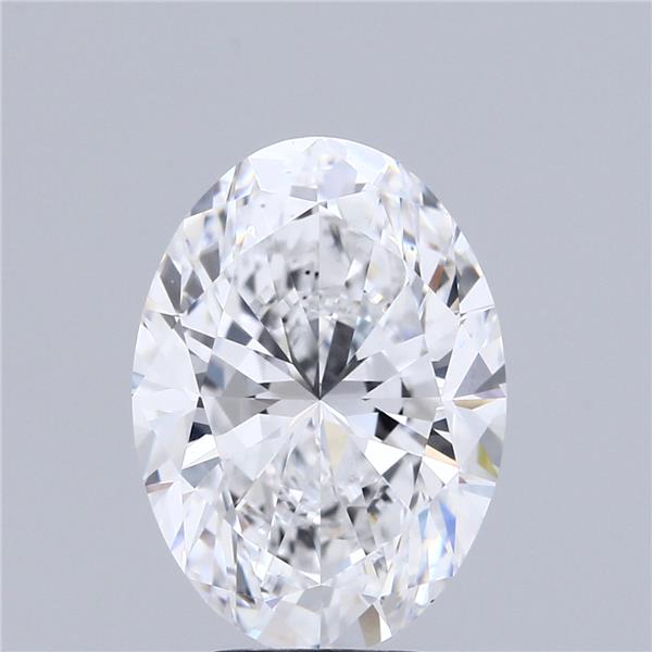 5.00 ct. oval Lab Grown Diamond front image