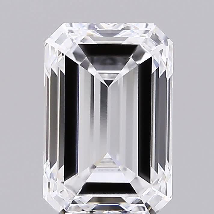 2.72 ct. emerald Lab Grown Diamond front image