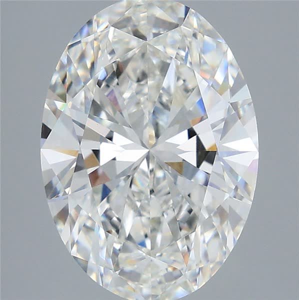 4.05 ct. oval Lab Grown Diamond front image