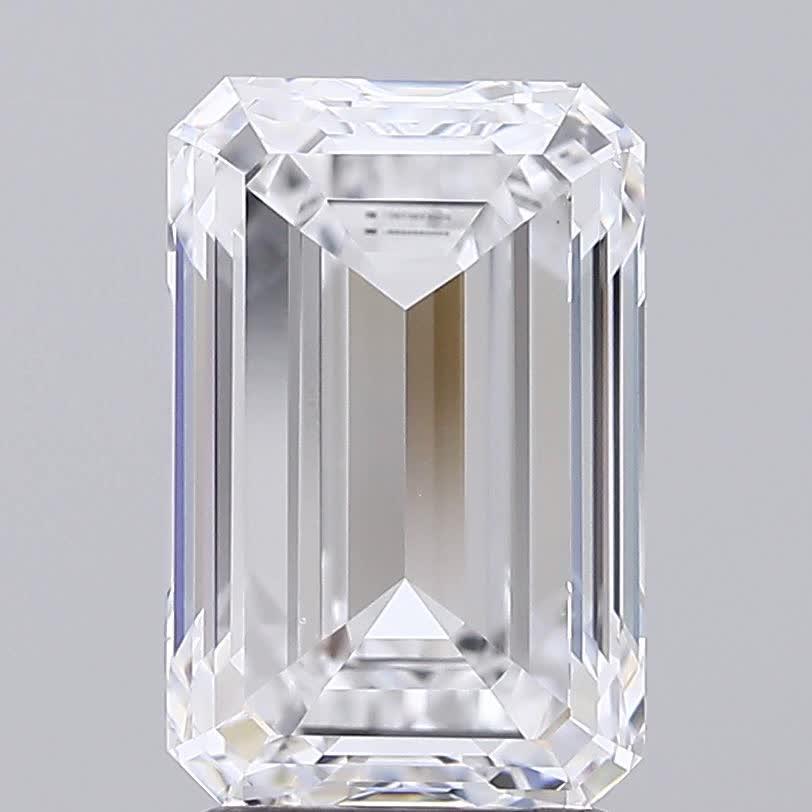 3.02 ct. emerald Lab Grown Diamond front image