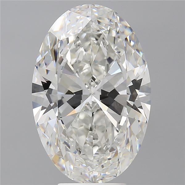 6.56 ct. oval Lab Grown Diamond front image