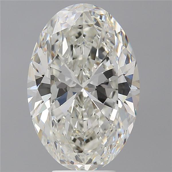 7.03 ct. oval Lab Grown Diamond front image