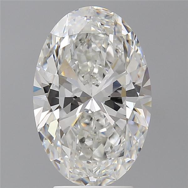4.10 ct. oval Lab Grown Diamond front image