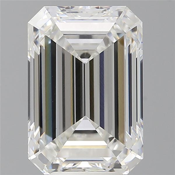 6.41 ct. emerald Lab Grown Diamond front image