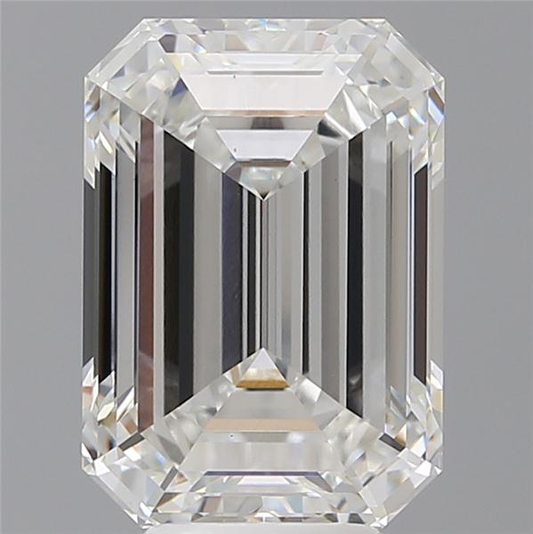 6.10 ct. emerald Lab Grown Diamond front image
