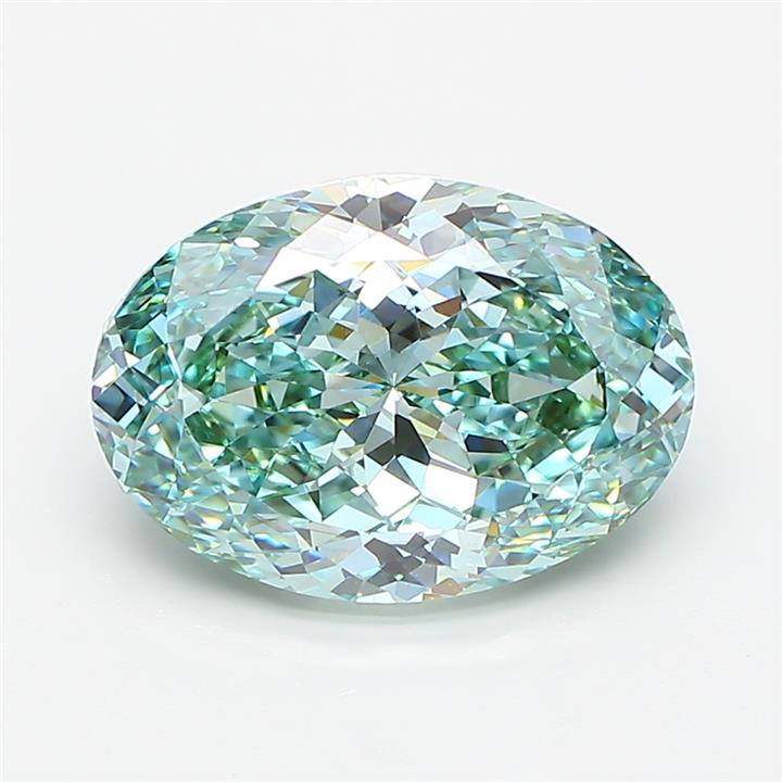 4.19 ct. oval Lab Grown Diamond front image