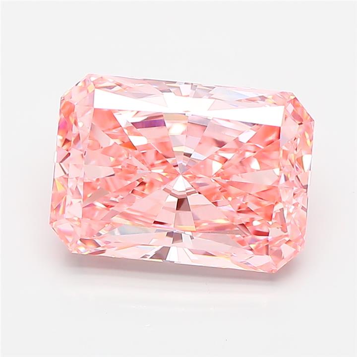 4.58 ct. radiant Lab Grown Diamond front image