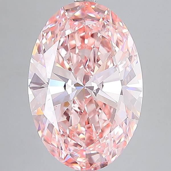 7.06 ct. oval Lab Grown Diamond front image