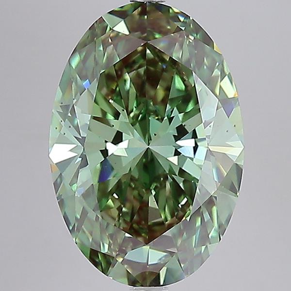9.02 ct. oval Lab Grown Diamond front image