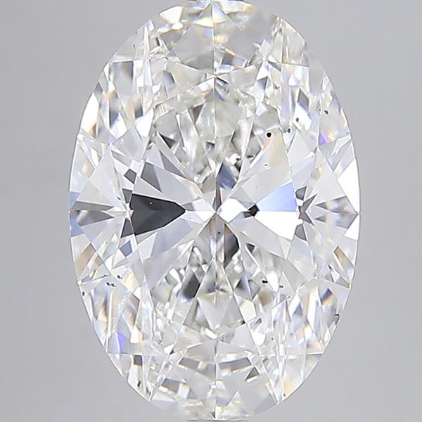 7.03 ct. oval Lab Grown Diamond front image