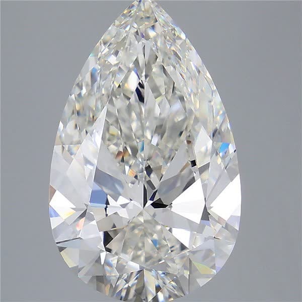 7.02 ct. pear Lab Grown Diamond front image
