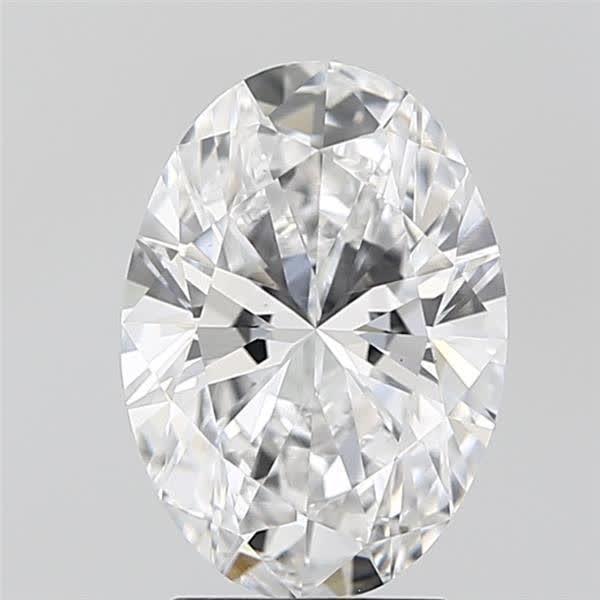 2.55 ct. oval Lab Grown Diamond front image