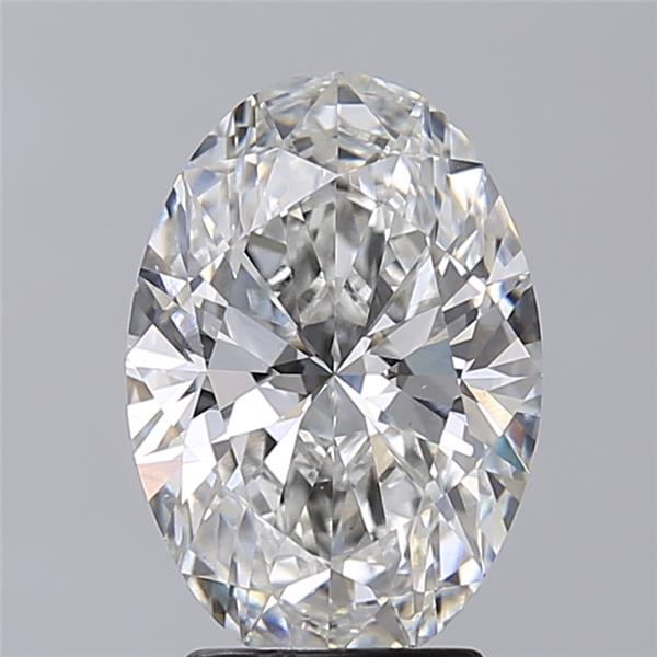 3.02 ct. oval Lab Grown Diamond front image