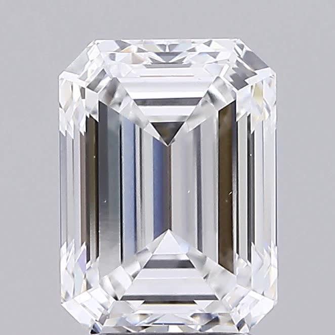 2.70 ct. emerald Lab Grown Diamond front image