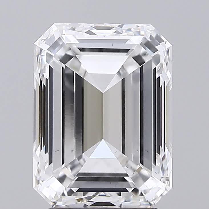 3.02 ct. emerald Lab Grown Diamond front image