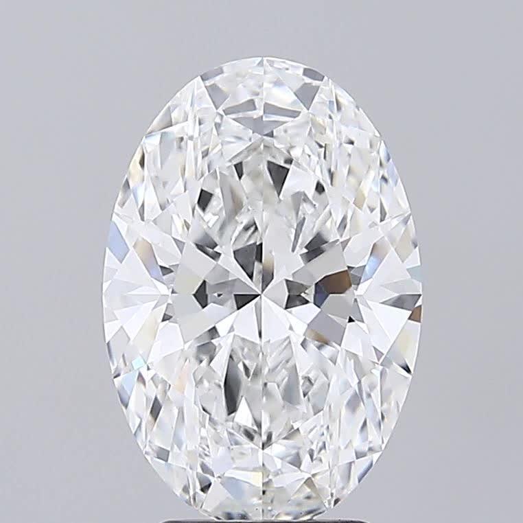 3.82 ct. oval Lab Grown Diamond front image
