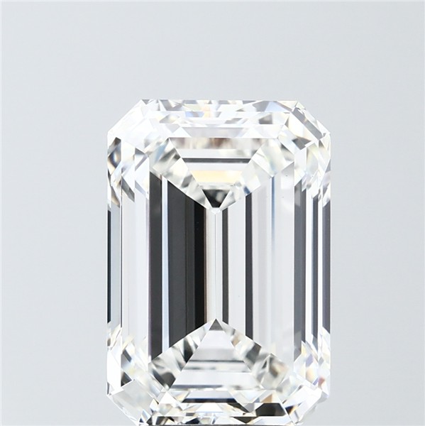 6.02 ct. emerald Lab Grown Diamond front image