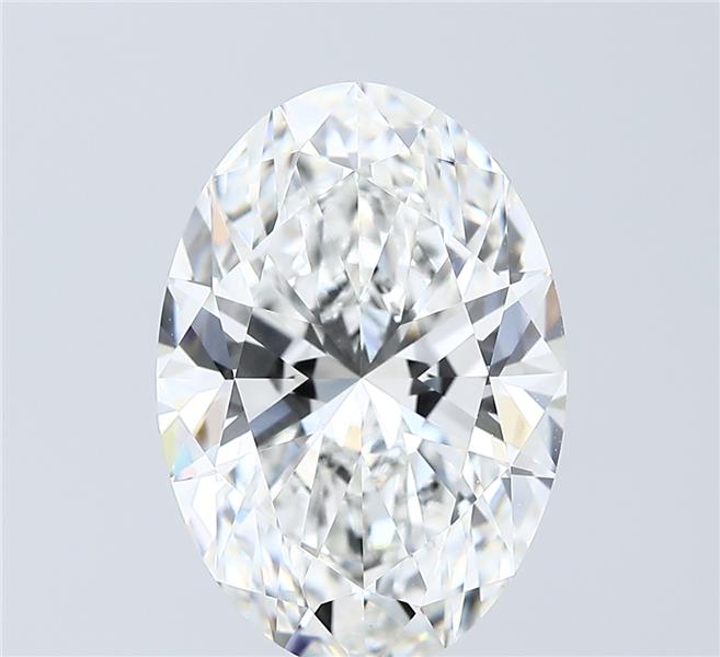 6.09 ct. oval Lab Grown Diamond front image