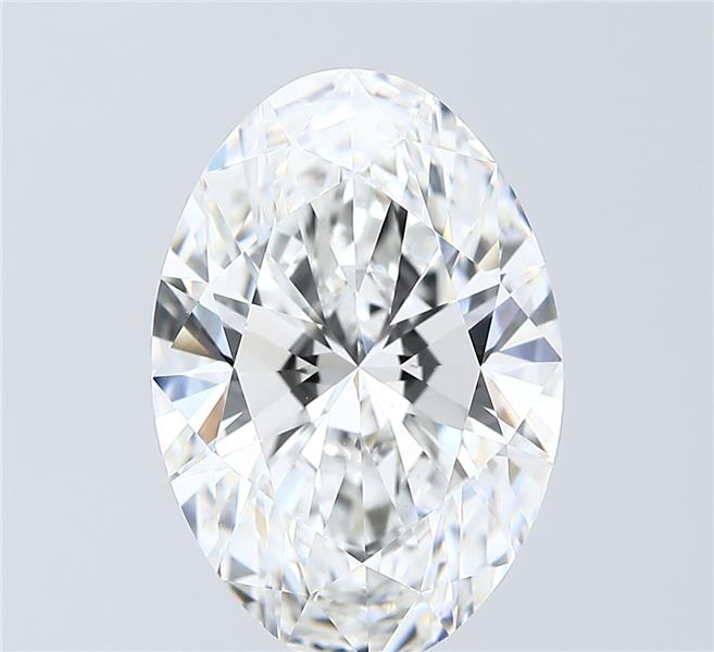 6.05 ct. oval Lab Grown Diamond front image