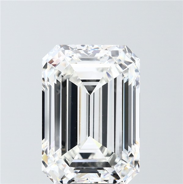 6.03 ct. emerald Lab Grown Diamond front image