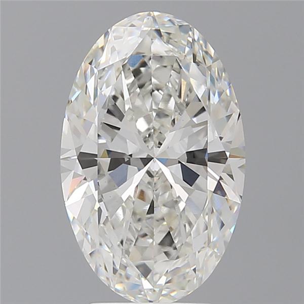 4.10 ct. oval Lab Grown Diamond front image