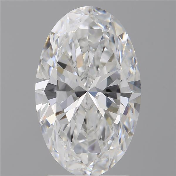 2.58 ct. oval Lab Grown Diamond front image