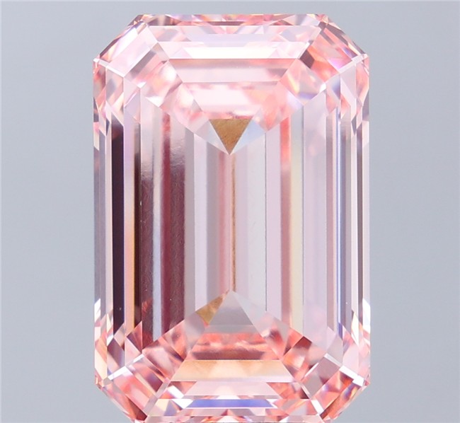 14.59 ct. emerald Lab Grown Diamond front image