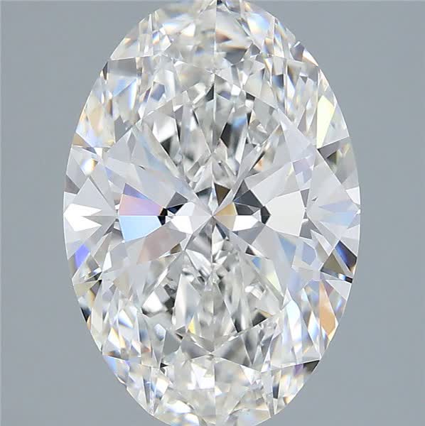 3.50 ct. oval Lab Grown Diamond front image