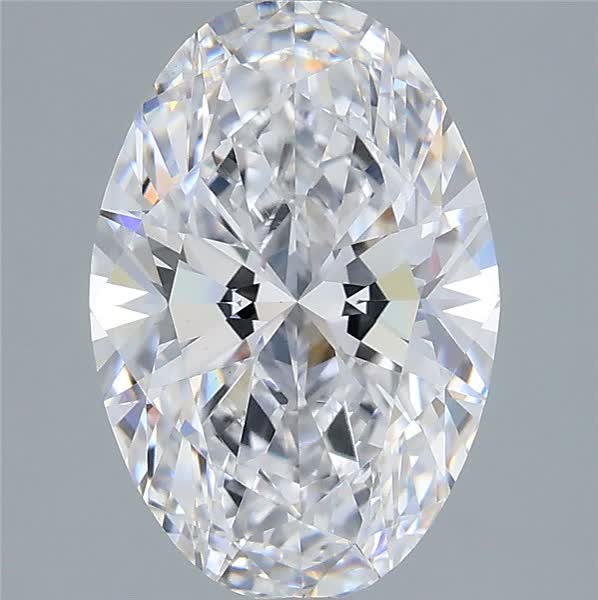 3.02 ct. oval Lab Grown Diamond front image