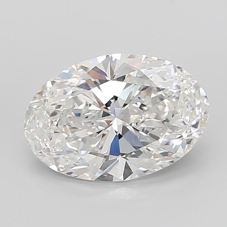 6.04 ct. oval Lab Grown Diamond front image