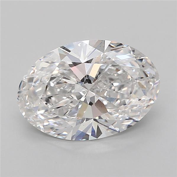 3.04 ct. oval Lab Grown Diamond front image