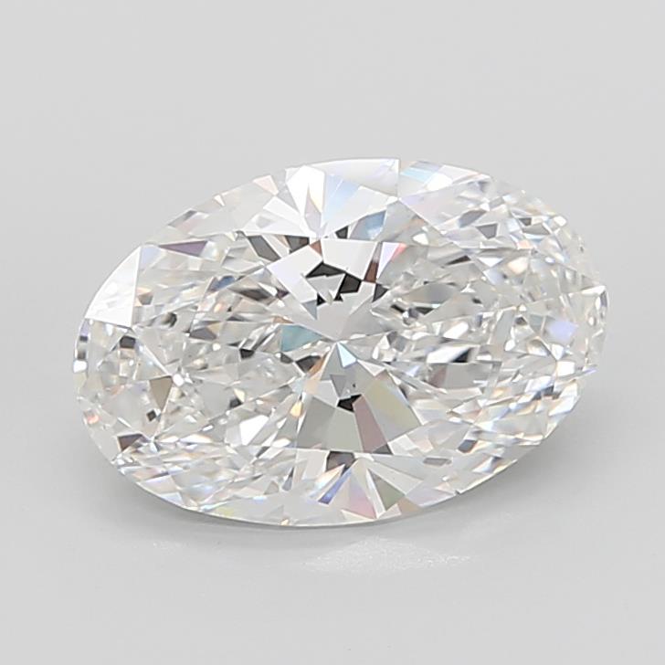 8.09 ct. oval Lab Grown Diamond front image
