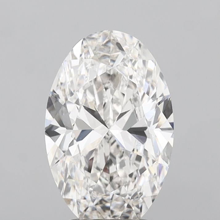 3.02 ct. oval Lab Grown Diamond front image