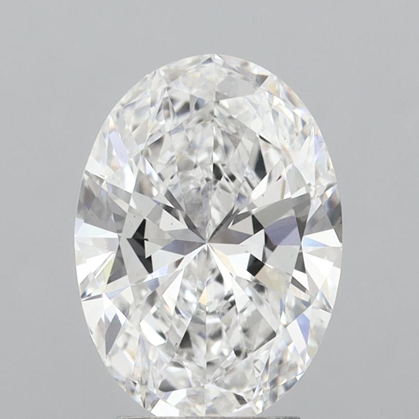 3.41 ct. oval Lab Grown Diamond front image