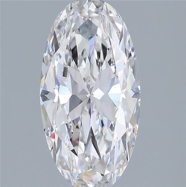 2.01 ct. oval Lab Grown Diamond front image
