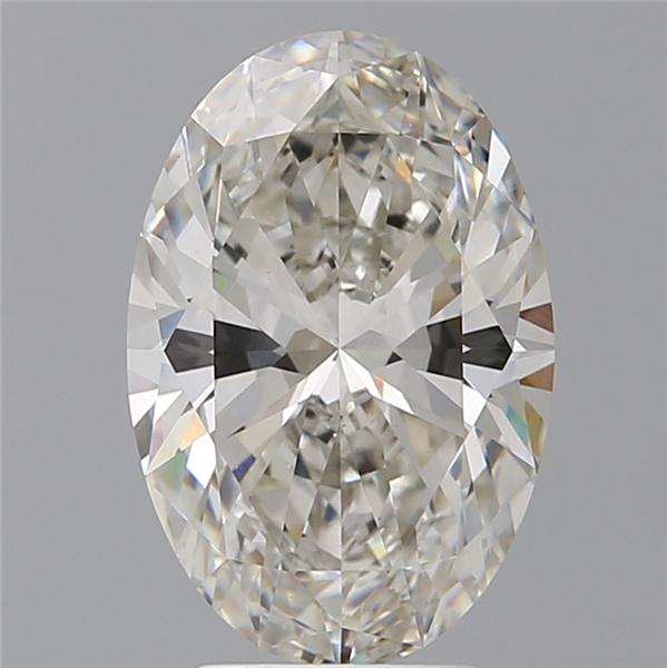 4.09 ct. oval Lab Grown Diamond front image
