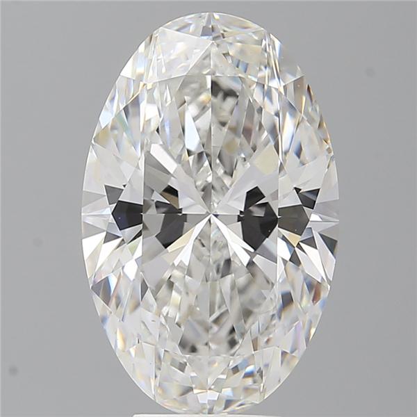 6.55 ct. oval Lab Grown Diamond front image