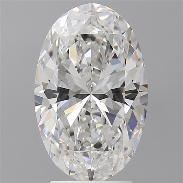 3.50 ct. oval Lab Grown Diamond front image