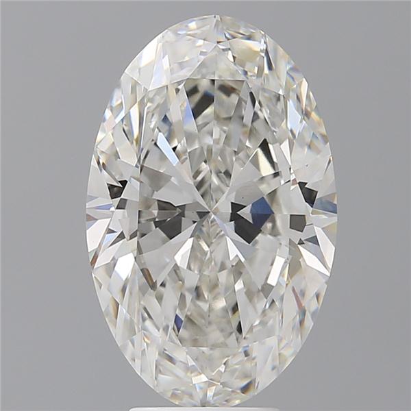 6.03 ct. oval Lab Grown Diamond front image